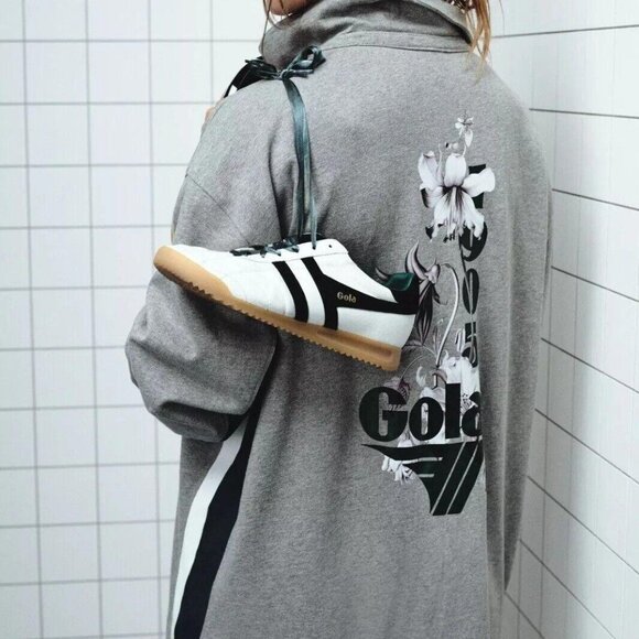 Gola x Anthropologie Team Jersey Mini Dress Floral Graphic Striped MP NWT 276719 - Picture 5 of 10